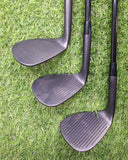 Cobra - SB2 Black Wedge Set - 50V, 54V, 58W - KBS Hi-Rev 2.0 Black - RH - VERY GOOD (USED)