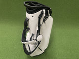 Premium White Leather 5-Way Stand Bag *No Raincover* *Like New*