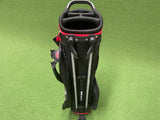 Big Max Dri-Lite Aqua Seven 4-Way Black/Red Stand Bag With Raincover *Like New*