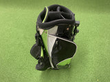 Black/Green Junior 6-9 5-Way Stand Bag With Raincover *Like New*