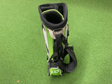 Black/Green Junior 6-9 5-Way Stand Bag With Raincover *Like New*