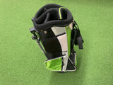 Black/Green Junior 6-9 5-Way Stand Bag With Raincover *Like New*