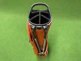 Malbon Orange Leather 5-Way Stand Bag (USED)