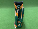 Malbon Green/Yellow/White 4-Way Stand Bag with Raincover (USED)