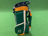Malbon Green/Yellow/White 4-Way Stand Bag with Raincover (USED)