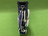 Malbon Blue/Green/White 5-Way Stand Bag With Raincover (USED)