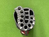 Big Max Aqua Silencio 4 Red/White/Black 14-Way Cart Bag with Raincover (USED)
