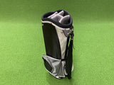 TiTech Black/Grey/Purple 6-Way Cart Bag With Raincover *Like New*  *No Raincover*