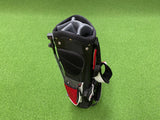 Orlimar Sport Junior Black/White/Red 6-8Yr Olds 5-Way Stand Bag With Raincover *Like New*