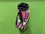 Tigeroar Junior 6-8Yr Olds Pink 4-Way Stand Bag With Raincover *Like New*